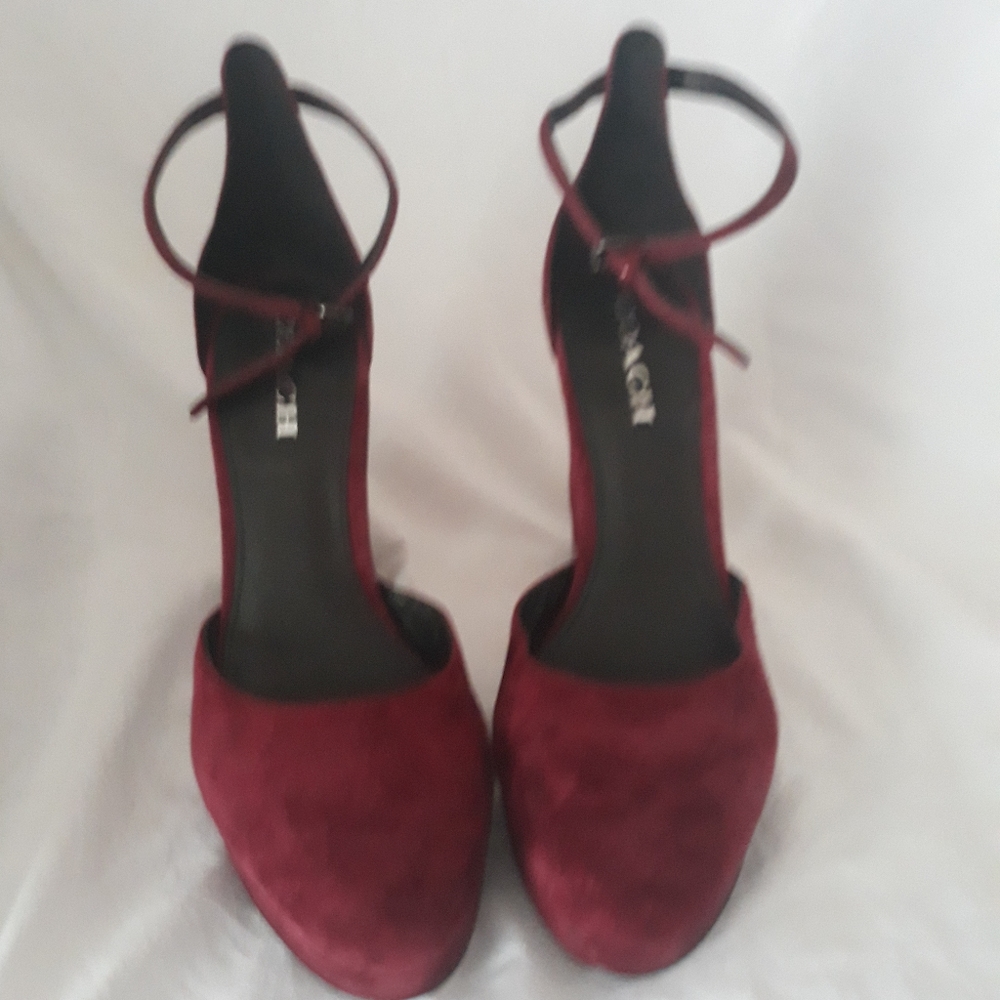 Coach 9.5 burgundy